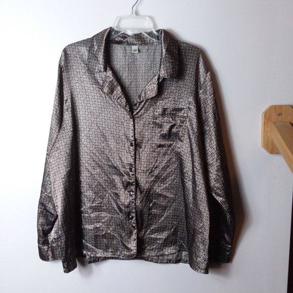 18/20W Patterned Comfy Lounge Wear Pajama Set Cato - Picture 11 of 13